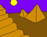 Dibuix Piràmides pintat per marta