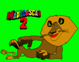 Dibuix Madagascar 2 Alex pintat per mario