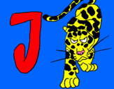 Dibuix Jaguar pintat per MJJ