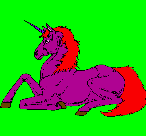 Unicorn assentat