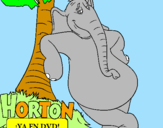Dibuix Horton pintat per claju
