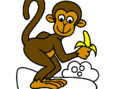 Dibuix Mono pintat per selva