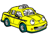 Dibuix Herbie taxista pintat per snoopy