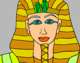 Dibuix Tutankamon pintat per Nil Salvador