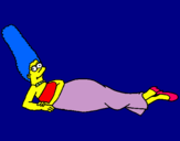 Dibuix Marge pintat per MARTA NOVELL