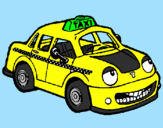 Dibuix Herbie taxista pintat per nay  coco