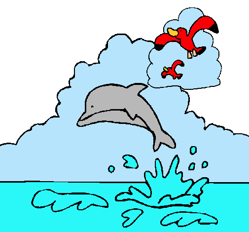 Dofí i gavina