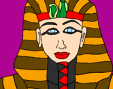 Dibuix Tutankamon pintat per Judith