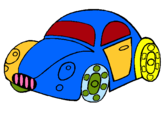 Dibuix Cotxe de joguina  pintat per andrea palou peña