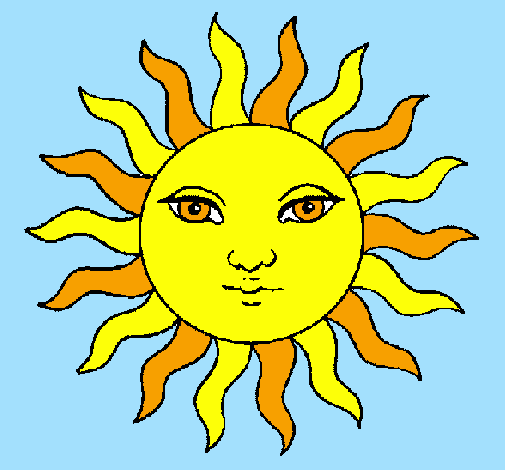Dibuix Sol pintat per 789456123