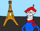 Dibuix França pintat per FER