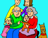 Dibuix Família pintat per mimiserra