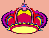 Dibuix Corona reial pintat per CORONA  LA REINA SANDRA
