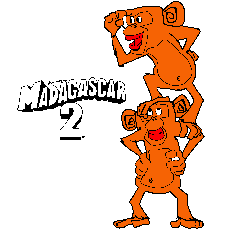 Madagascar 2 Manson i Phil