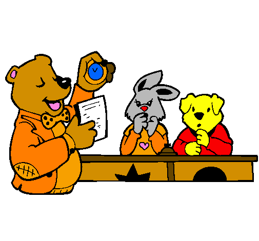 Professor ós i els seus alumnes 