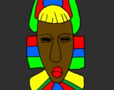 Dibuix Màscara africana pintat per Laureta_tatata