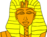 Dibuix Tutankamon pintat per ******mafer brayan*******