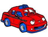 Dibuix Herbie taxista pintat per anònim