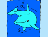 Dibuix Dofí pintat per MARAT
