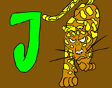 Dibuix Jaguar pintat per julia ramoneda