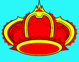 Dibuix Corona reial pintat per ALVARO