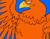 Dibuix Àguila Imperial Romana pintat per eric