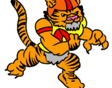 Dibuix Jugador tigre pintat per albert