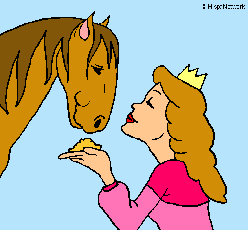Princesa i cavall