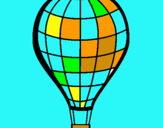 Dibuix Globus aerostàtic pintat per  gfsmnfql6