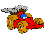Dibuix Cotxe de Fórmula 1 pintat per Gerard