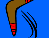 Dibuix Bumerang pintat per nati