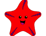 Dibuix Estrella de mar pintat per arnau