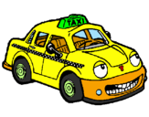 Dibuix Herbie taxista pintat per aleix
