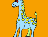 Dibuix Girafa pintat per luis