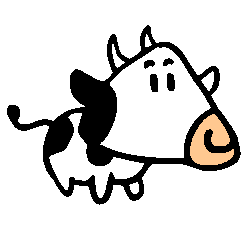 Vaca amb cap triangular