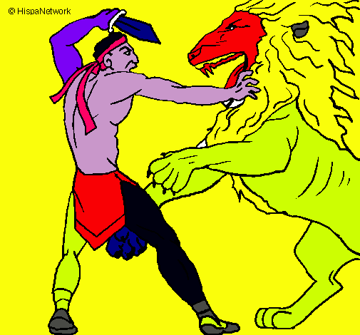 Gladiador contra lleó