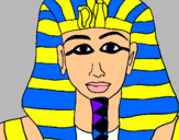 Dibuix Tutankamon pintat per jkuijhgjh1000000000000000
