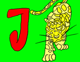 Dibuix Jaguar pintat per JING