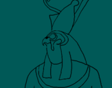 Dibuix Horus pintat per lotte