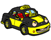 Dibuix Herbie taxista pintat per olgac