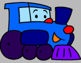 Dibuix Tren pintat per Laia