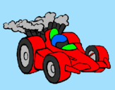 Dibuix Cotxe de Fórmula 1 pintat per eduard  sala  velasco