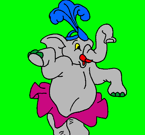 Elefant ballant