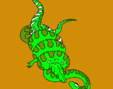 Dibuix Anaconda i caiman pintat per joanmc