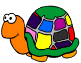 Dibuix Tortuga pintat per tortuga