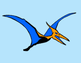 Dibuix Pterodàctil pintat per alvaro