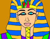 Dibuix Tutankamon pintat per sandra
