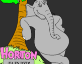 Dibuix Horton pintat per miriam