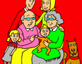 Dibuix Família pintat per rrrooosssaaaa yy jaime