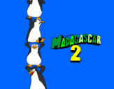 Dibuix Madagascar 2 Pingüins pintat per foix